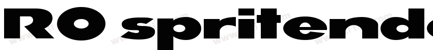 RO spritendo字体转换